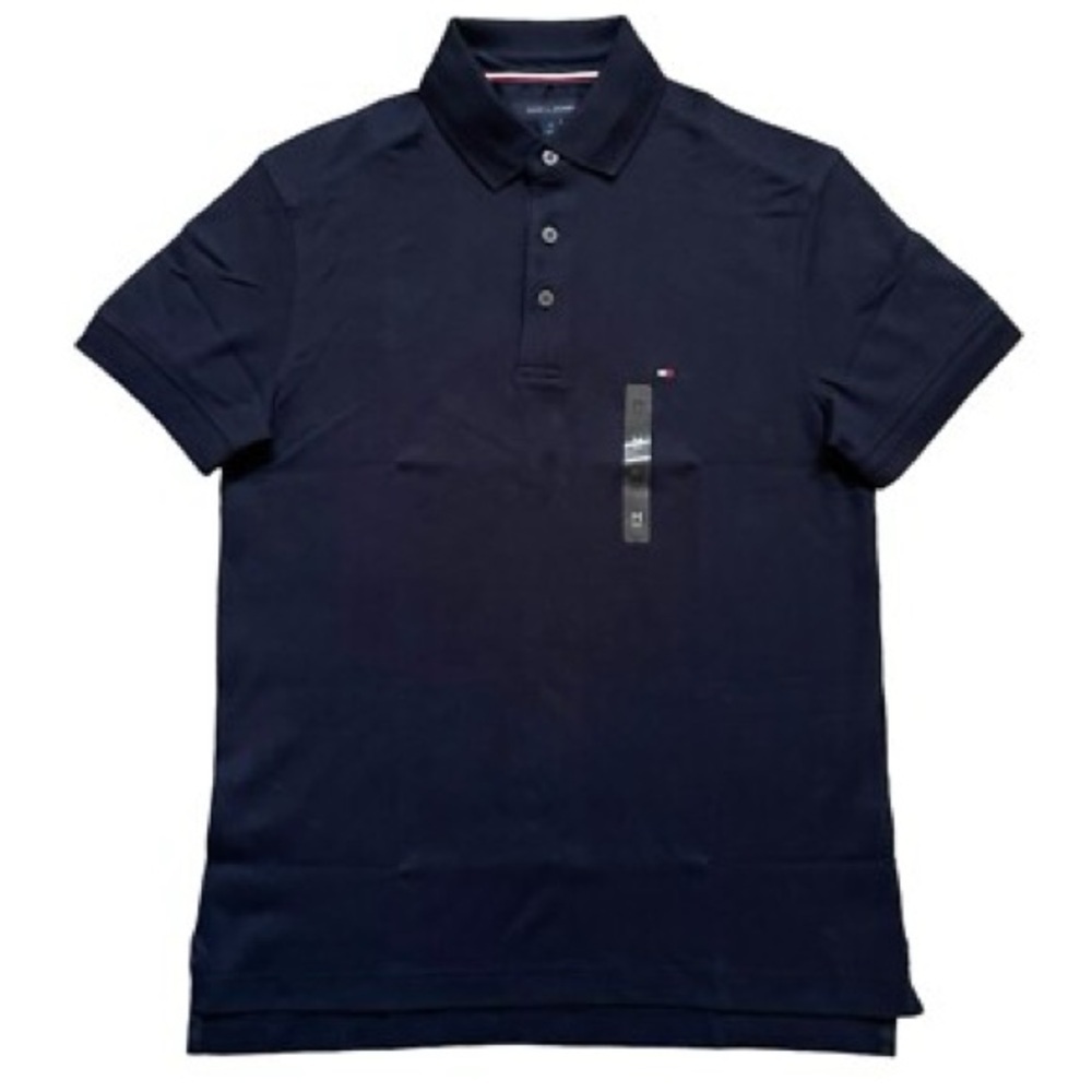 Sz Xl Tommy Hilfiger Blue Polo Shirt Classic Design